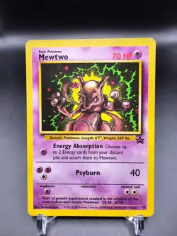 LP/PL - Mewtwo - 14 - WoTC Black Star Promo - Pokemon Card - Image 1