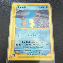 Squirtle - 132/165 - Pokemon Expedition (EX) Non-Holo Common Card - LP - Image 1