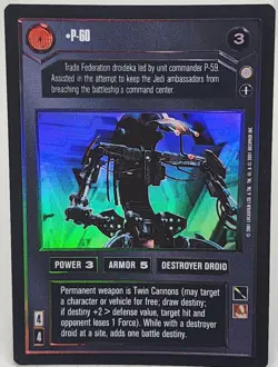 P-60 Foil Card Reflections III Star Wars Customizable Card Game CCG Holo - Image 1