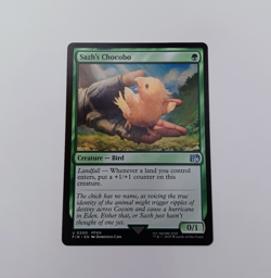 Sazh's Chocobo MTG Uncommon Magic: The Gathering Final Fantasy 13 FFXIII Bird - Image 1