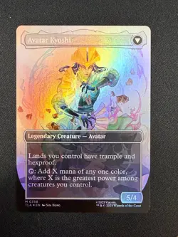 The Legend of Kyoshi (BORDERLESS FOIL) - Avatar (MTG) NM - Image 2
