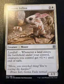 Canyon Jerboa 007/280 Uncommon Zendikar Rising Magic: The Gathering - Image 1