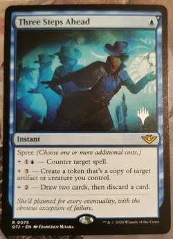 Three Steps Ahead Promo: Mtg NM - Image 1