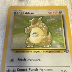 Pokemon TCG Kangaskhan Jungle 5/64 Holo Unlimited Holo Rare - Image 1