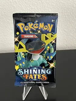 Pokemon Shining Fates Booster Pack Factory Sealed 1 Random Pack Art Sold Out - Image 1