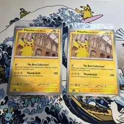 Pikachu At The Museum Jumbo Pokemon Card Natural History Museum. - Image 1