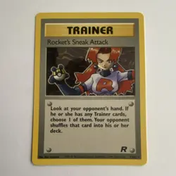Pokemon Rocket's Sneak Attack Rare 72/82 Team Rocket 2000 Wizards TCG Card - Image 1