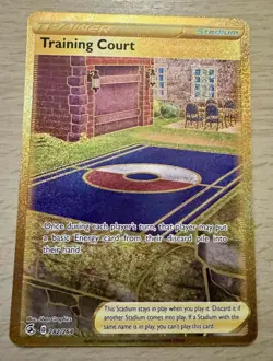 Pokemon TCG Training Court 282/264 Fusion Strike Secret Rare Gold Card - Image 1