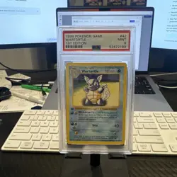 PSA 9 WARTORTLE BASE SET 1ST EDITION 1999 POKEMON GAME #42 - Image 2