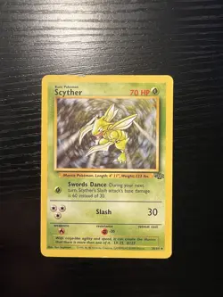 Scyther 26/64 Jungle Unlimited Non-Holo Rare Pokemon TCG - Image 3