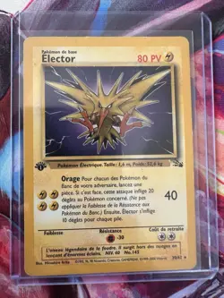 Pokemon Elector 30/62 Base Set 80 HP 1999 French 1st Edition - Image 1
