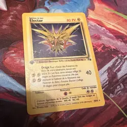 Pokemon Elector 30/62 Base Set 80 HP 1999 French 1st Edition - Image 2