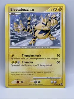 Pokemon TCG Electabuzz Secret Wonders 87/132 Regular - Image 1
