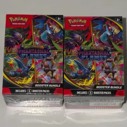 Pokemon Phantasmal Flames Booster Bundle - LOT OF 2 – Factory Sealed IN-HAND - Image 1