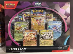 Pokemon TCG TERA TEAM PREMIUM COLLECTION Factory Sealed - Image 1