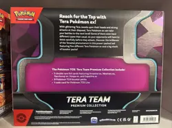 Pokemon TCG TERA TEAM PREMIUM COLLECTION Factory Sealed - Image 2
