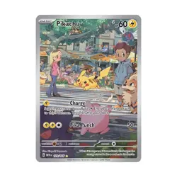 Pokemon SV: Scarlet and Violet 151 Pikachu - 173/165 (IR) #173/165 (Holo) NM - Image 1