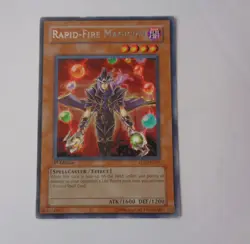 Rapid-Fire Magician EEN-EN019 (Rare, 1st Ed, Moderately Played / MP) Yugioh - Image 1