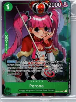 Perona (Illustration Box Vol.4) R Sealed One Piece Promo OP09-034 NM - Image 1