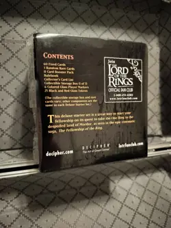 Lord of the Rings Trading Card Game Deluxe Starter Set Sealed - Image 4