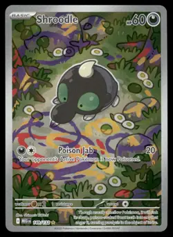 Pokemon Cards Shroodle 149/132 Mega Evolution Illustration Rare NM - Image 1