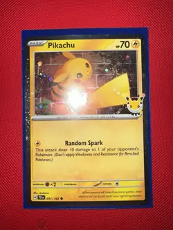 Pikachu 051/162 Stamped Pokemon Day 2026 30th anniversary Promo card NM. TCG - Image 1
