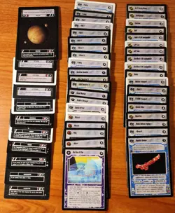 900 Star Wars CCG cards ALL cards shown 420+ & Dark 480+ Light no repeats #2 - Image 2