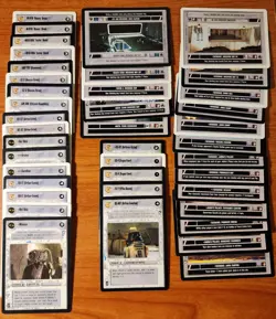 900 Star Wars CCG cards ALL cards shown 420+ & Dark 480+ Light no repeats #2 - Image 5