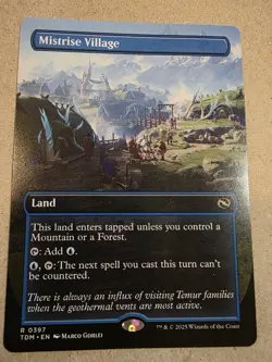 Mistrise Village - (Borderless) Tarkir: Dragonstorm Regular - Mtg - Image 1