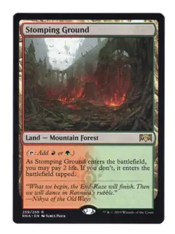 Stomping Grounds - MTG - Ravnica Alligence - Rare - Near mint - Image 1