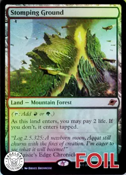 MTG Stomping Ground (258) | NM Foil | Edge of Eternities {EOE} - Image 1