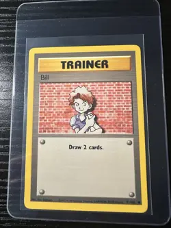 Bill 91/102 Base Set Unlimited WOTC Vintage Pokemon - Image 1