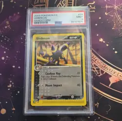 PSA 9 Umbreon 24/100 Non-holo EX Sandstorm Pokemon card 2003 - Image 1