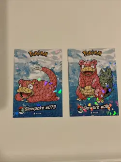 2024 Pokemon Slowpoke Slowbro Cracked Ice Crystal Card Collection Peru Full Art - Image 1