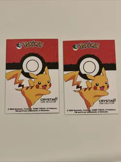 2024 Pokemon Slowpoke Slowbro Cracked Ice Crystal Card Collection Peru Full Art - Image 2