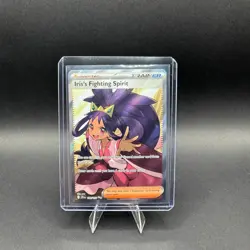 Iris Fighting Spirit Pokemon Journey Together 180/159 Ultra Full Art Holo SV NM - Image 1
