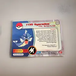 Pokemon Topps Gyarados #130 1999 Topps TV Animation Edition Non Holo - Image 5