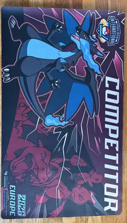 Pokemon - Mega Charizard X Play Mat [EUIC London 2026 Competitor Exclusive] - Image 1
