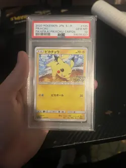Pokemon Pikachu - 125/S-P, Sword & Shield Promos Japanese PSA 10 - Image 1