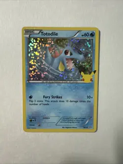 Totodile 18/25 Holo Pokemon 2021 McDonald's Promo - Image 1