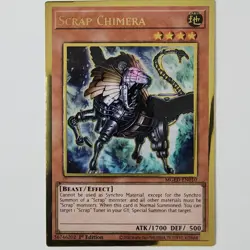 Scrap Chimera - MGED-EN010 - NM - Premium Gold Rare - 1st ed - Yugioh - Image 1