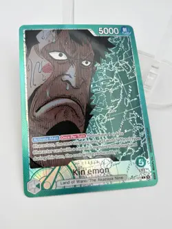 One Piece Kin'emon (Alternate Art) OP02-025 ENGLISH Paramount War Foil NM - Image 2