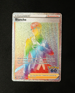 Pokemon Card TCG - Blanche 082/078 - Pokemon GO - Rainbow Secret Rare - NM ⭐ - Image 1