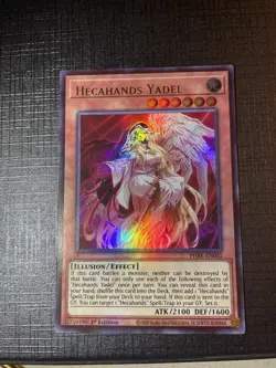 Konami Hecahands Yadel PHRE-EN002 1st Edition Holo Yu-Gi-Oh! Card - Image 1