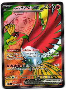 Ethan's Ho-Oh ex 209/182 - Destined Rivals Ultra Rare Pokemon TCG - NM Card - Image 1