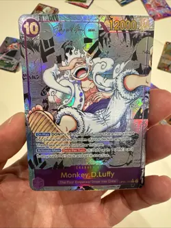 One Piece CCG Monkey.D.Luffy English Manga OP05-119 Awakening Custom Card - Image 5