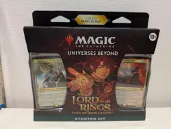 Magic the Gathering TCG Universes Beyond Lord of Rings 2 Deck Starter Kit Cards - Image 1