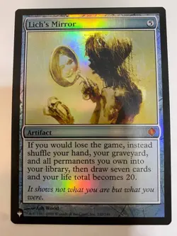 Lich's Mirror (FOIL) - NM - MTG - Mystery Booster - Combine and Save on Shipping - Image 2