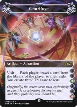 MTG #203 *RARE* Centrifuge Artifact Attraction Unfinity Near Mint Card - Image 1