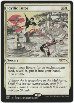 1x Idyllic Tutor MTG Secret Lair Lightly Played - Image 1